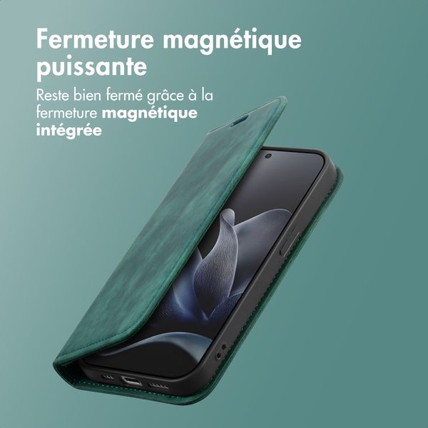 imoshion Étui de téléphone portefeuille Slim Motorola Edge 70 - Vert