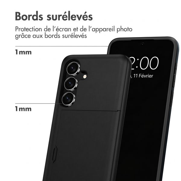 imoshion Coque arrière avec porte-cartes Samsung Galaxy S26 FE - Noir