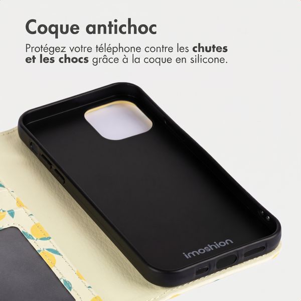 imoshion Étui de télephone portefeuille Design Apple iPhone 12 (Pro) - Citrus Dream