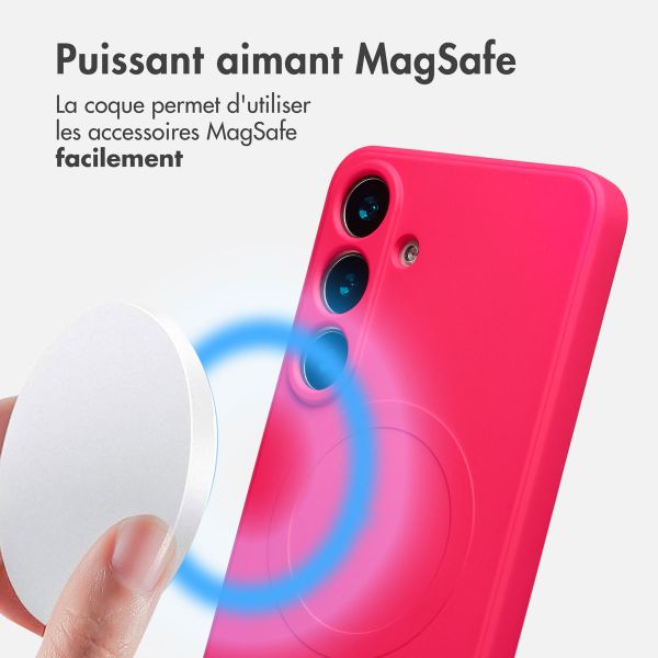 imoshion Coque Couleur avec MagSafe Samsung Galaxy S25 Plus - Neon Pink