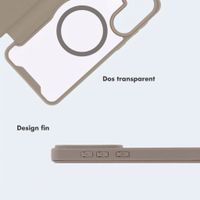 imoshion Bookcase transparente avec MagSafe Samsung Galaxy A57 (5G) - Beige