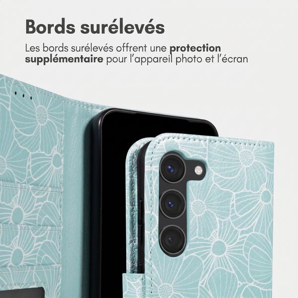 imoshion Étui de télephone portefeuille Design Samsung Galaxy S23 - Botanica
