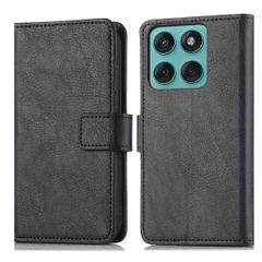 imoshion Étui de télephone portefeuille de luxe Motorola Edge 60 Fusion - Noir