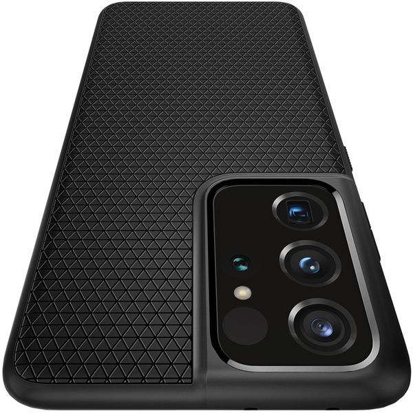 Spigen Coque Liquid Air™ Samsung Galaxy S21 Ultra - Noir