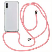 imoshion Coque arrière transparente avec cordon Samsung Galaxy A70 - Rose