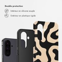 Selencia Coque arrière Vivid Samsung Galaxy A36 / A56 - Art Wave Black