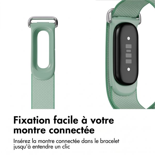 imoshion Bracelet en nylon Fitbit Air - Mint Green