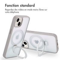 Accezz Coque Ring Stand avec MagSafe Apple iPhone 13 - Gris