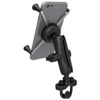 RAM Mounts Support de téléphone X-Grip® U-Bolt pour vélo / scooter / moto - Universel - Grand - Noir