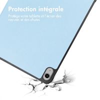 imoshion Coque tablette Trifold Apple iPad 11 (2025) 11 pouces A16 / iPad 10 (2022) 10.9 pouces - Bleu clair