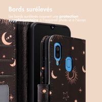 imoshion Étui de télephone portefeuille Design Samsung Galaxy A40 - Sky Black