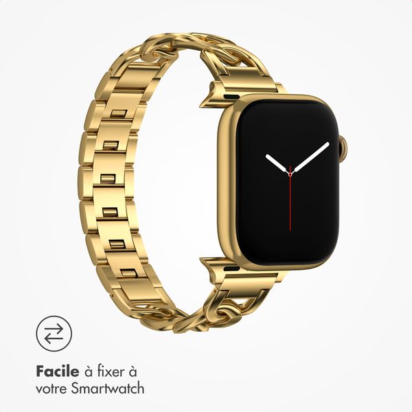 Selencia Bracelet Chain Apple Watch | 38/40/41/42 mm - Doré
