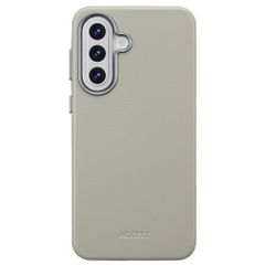 Accezz Coque arrière en cuir avec MagSafe Samsung Galaxy A57 (5G) - Light Grey