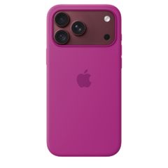 Apple Coque en silicone avec MagSafe Apple iPhone 18 Pro Max - Magenta