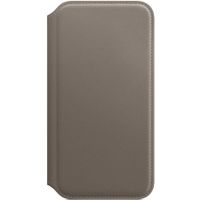 Apple Étui de télephone portefeuille Leather Folio Apple iPhone X / Xs - Taupe