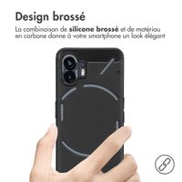 imoshion Coque Brushed Nothing Phone (2a) / (2a) Plus - Noir