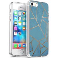 imoshion Coque Design Apple iPhone SE (2016) / 5 / 5s - Blue Graphic
