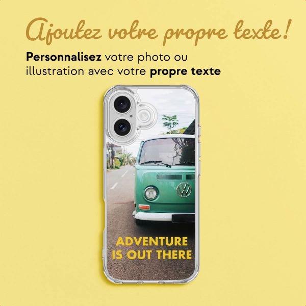 Concevez votre MagSafe Clear Case Apple iPhone 17 - Transparent