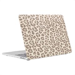 Selencia Coque Laptop Sabi imprimé panthère Apple MacBook Pro 16 pouces (2021 / 2023 M3 / 2024 M4 / 2026 M5) - Soft Ivory
