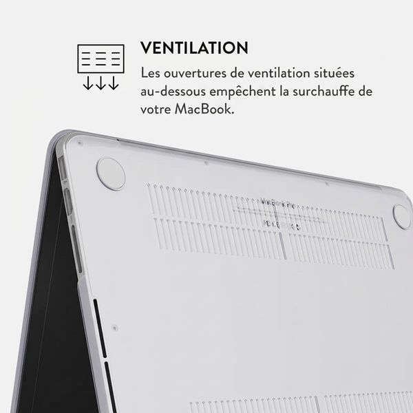 Burga Coque Rigide Apple MacBook Air 15 pouces (2023 / 2024 M3 / 2025 M4 / 2026 M5) - Strawberry Jam