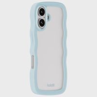 Holdit Coque Wavy Apple iPhone 16 - Mineral Blue