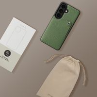 Selencia Coque Riva avec porte-cartes Samsung Galaxy S26 - Sage Green