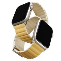 Uniq Bracelet Revix Premium Edition réversible Apple Watch | 38/40/41/42 mm - Canary Yellow / Ivory