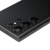 Spigen Optik Pro EZ Fit Lens Protector - Protection d'objectif de caméra (lot de 2) Samsung Galaxy S23 Ultra - Noir