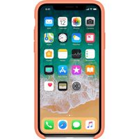Apple Coque en silicone Apple iPhone X - Peach