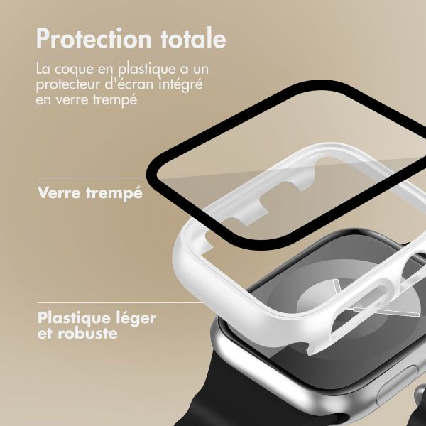 imoshion Coque rigide à couverture complète Apple Watch 1 / 2 / 3 - 38 mm - Blanc