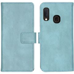 imoshion Étui de télephone portefeuille de luxe Samsung Galaxy A20e - Bleu clair