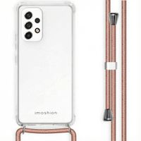 imoshion Coque arrière transparente avec cordon Samsung Galaxy A53 - Rose Doré