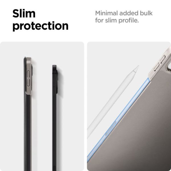 Spigen Coque tablette Smart Fold Apple iPad Pro 13 (2025) M5 / (2024) M4 - Noir