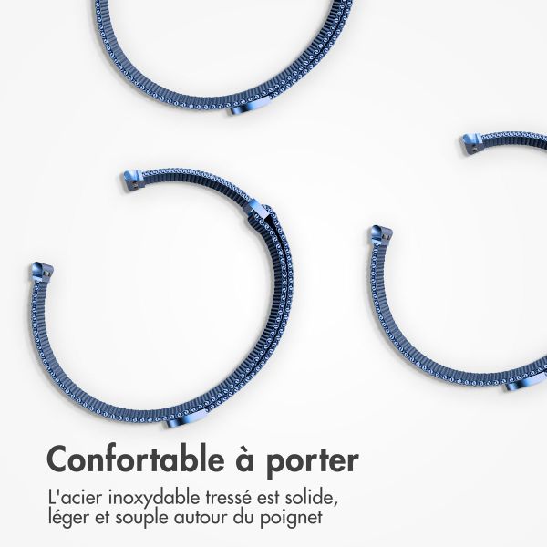imoshion Bracelet magnétique milanais Apple Watch | 38/40/41/42 mm - Taille S - Bleu