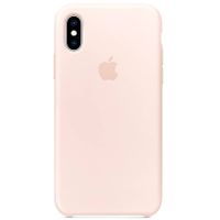 Apple Coque en silicone Apple iPhone X / Xs - Pink Sand