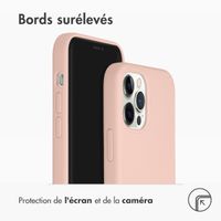 Accezz Coque Liquid Silicone Apple iPhone 12 (Pro) - Rose