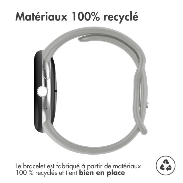 imoshion Bracelet en silicone⁺ Google Pixel Watch / Watch 2 / Watch 3 / Watch 4 (41 mm) - Taille L - Gris
