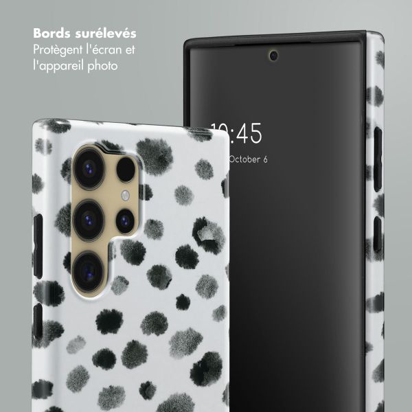 Selencia Coque arrière Vivid Samsung Galaxy S24 Ultra - Trendy Leopard