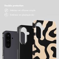 Selencia Coque arrière Vivid Samsung Galaxy A57 (5G) - Art Wave Black