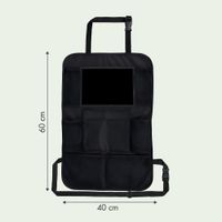 imoshion Organisateur de Siège de Voiture pour enfants - 9 compartiments - Inclut un support pour tablette - Noir