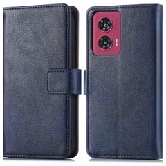 imoshion Étui de télephone portefeuille de luxe Motorola Edge 50 Fusion - Bleu foncé