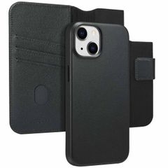 Accezz Étui de télephone portefeuille en cuir 2-en-1 avec MagSafe Apple iPhone 14 - Onyx Black