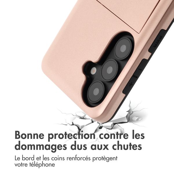imoshion Coque arrière avec porte-cartes Samsung Galaxy S26 Plus - Rose Gold