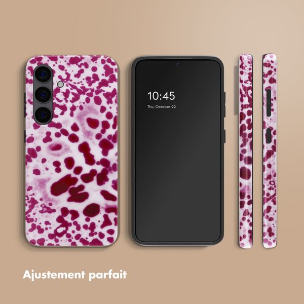 Selencia Coque arrière Vivid avec MagSafe Samsung Galaxy S24 - Cosmic Orchid