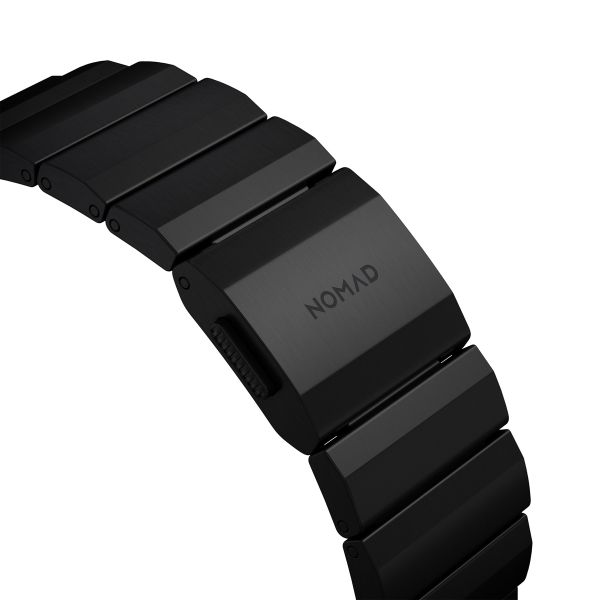 Nomad Bracelet à maillons en titane Apple Watch | 44/45/46/49 mm - Noir