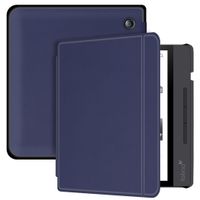 imoshion Étui de liseuse portefeuille Slim Hard Tolino Vision 5 - Bleu foncé