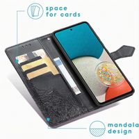 imoshion Etui de télephone Mandala Samsung Galaxy A53 - Noir