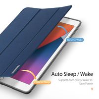 Dux Ducis Coque tablette Domo Apple iPad 9 (2021) 10.2 pouces / iPad 8 (2020) 10.2 pouces / iPad 7 (2019) 10.2 pouces - Bleu foncé