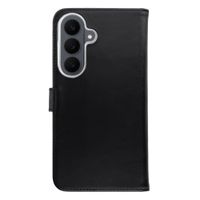 Selencia Étui portefeuille en cuir véritable Samsung Galaxy S26 FE - Noir