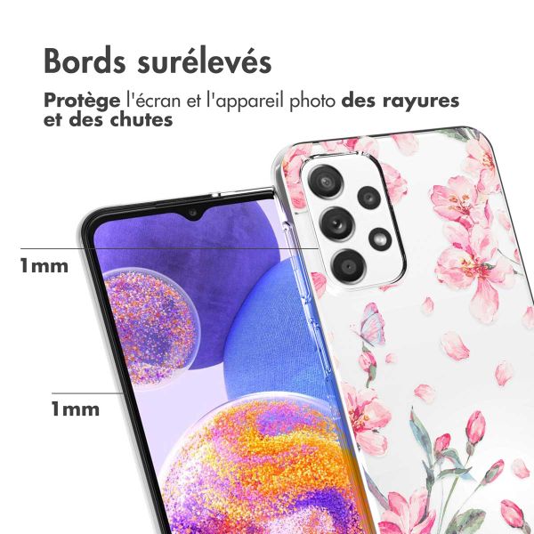imoshion Coque Design Samsung Galaxy A23 (5G) - Blossom Watercolor